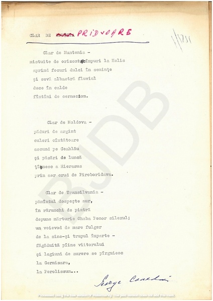 M-1251-1 - Poezii. GEORGE COANDĂ